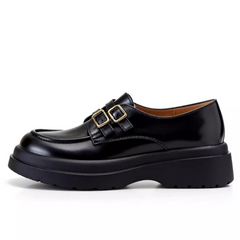 Nuvin™ Äkta läderskor med plattform