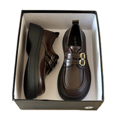 Nuvin™ Äkta läderskor med plattform