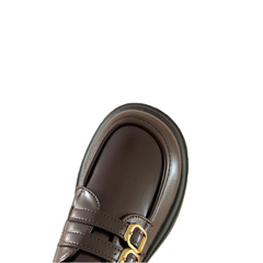 Nuvin™ Äkta läderskor med plattform