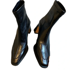 Nuvin™ Elastiska Ankelboots Med Grov Klack