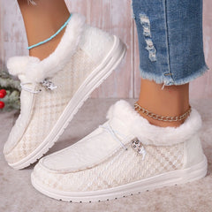 Nuvin™ Plyschiga Platta Skor