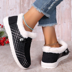 Nuvin™ Plyschiga Platta Skor