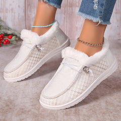 Nuvin™ Plyschiga Platta Skor