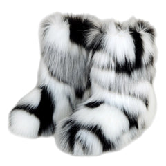 Nuvin™ Snökängor i Imitation Av Tvättbjörnspäls