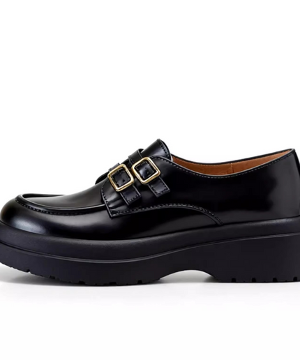 Nuvin™ Äkta läderskor med plattform