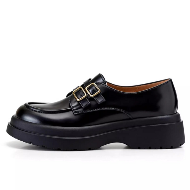 Nuvin™ Äkta läderskor med plattform