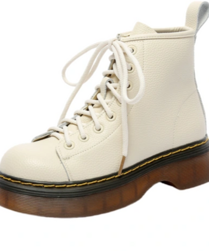 Nuvin™ Klassiska Fleecefodrade Platåstövlar