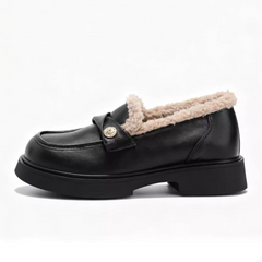 Nuvin™ damloafers med grov klack