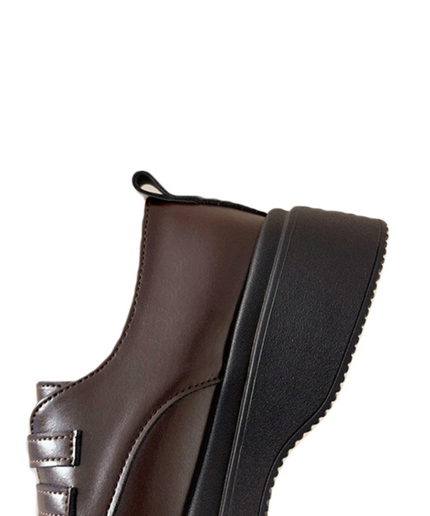 Nuvin™ Äkta läderskor med plattform