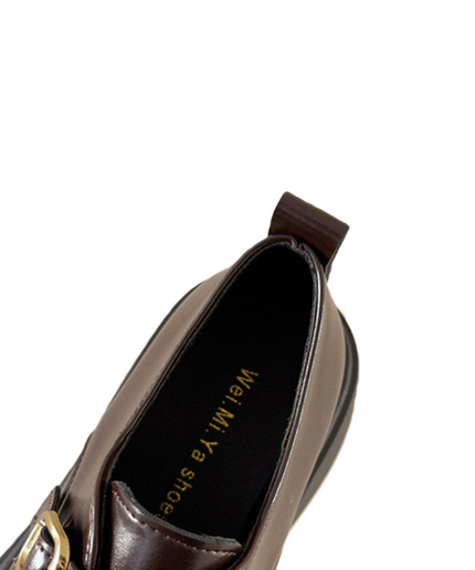 Nuvin™ Äkta läderskor med plattform