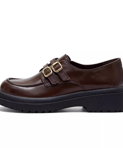 Nuvin™ Äkta läderskor med plattform