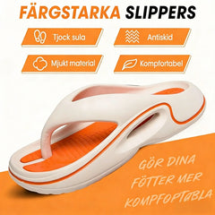 Nuvin™ Bekväma Sommarflip-flops Med Tjocka Sulor