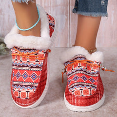 Nuvin™ Plyschiga Platta Skor