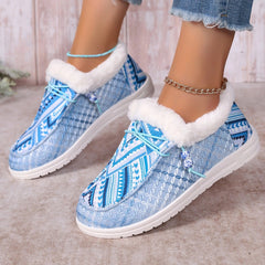 Nuvin™ Plyschiga Platta Skor