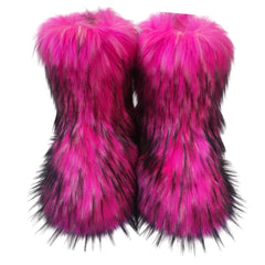 Nuvin™ Snökängor i Imitation Av Tvättbjörnspäls