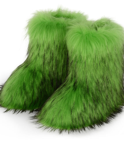 Nuvin™  Snökängor i Imitation Av Tvättbjörnspäls