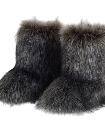 Nuvin™  Snökängor i Imitation Av Tvättbjörnspäls