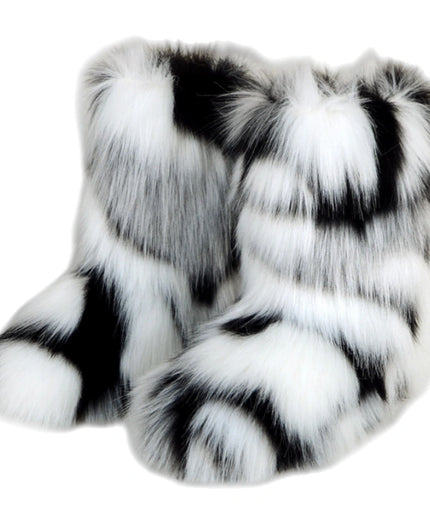 Nuvin™  Snökängor i Imitation Av Tvättbjörnspäls