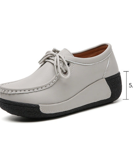 Nuvin™  Platåskor I Läder