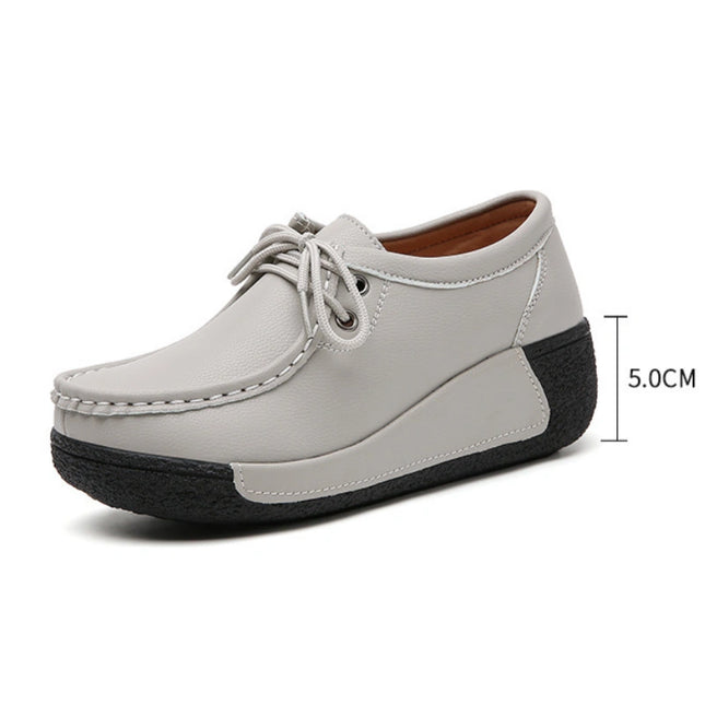 Nuvin™  Platåskor I Läder