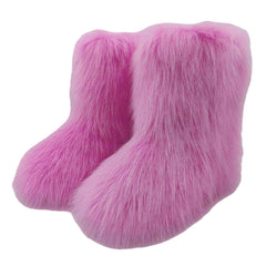 Nuvin™ Snökängor i Imitation Av Tvättbjörnspäls