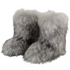 Nuvin™ Snökängor i Imitation Av Tvättbjörnspäls