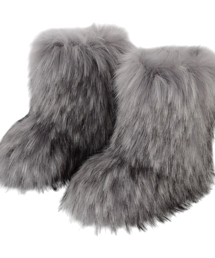 Nuvin™  Snökängor i Imitation Av Tvättbjörnspäls