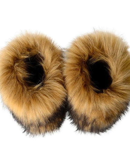 Nuvin™  Snökängor i Imitation Av Tvättbjörnspäls