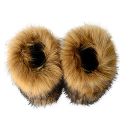 Nuvin™ Snökängor i Imitation Av Tvättbjörnspäls