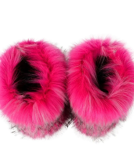 Nuvin™  Snökängor i Imitation Av Tvättbjörnspäls