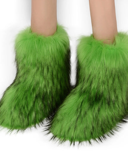 Nuvin™  Snökängor i Imitation Av Tvättbjörnspäls