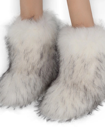 Nuvin™  Snökängor i Imitation Av Tvättbjörnspäls