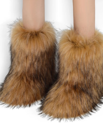 Nuvin™  Snökängor i Imitation Av Tvättbjörnspäls