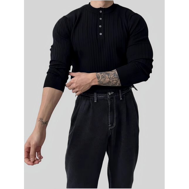 Nuvin™  Vertical Striped Knitwear