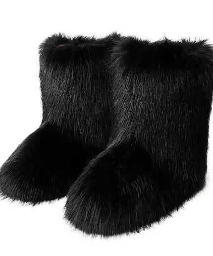 Nuvin™  Snökängor i Imitation Av Tvättbjörnspäls