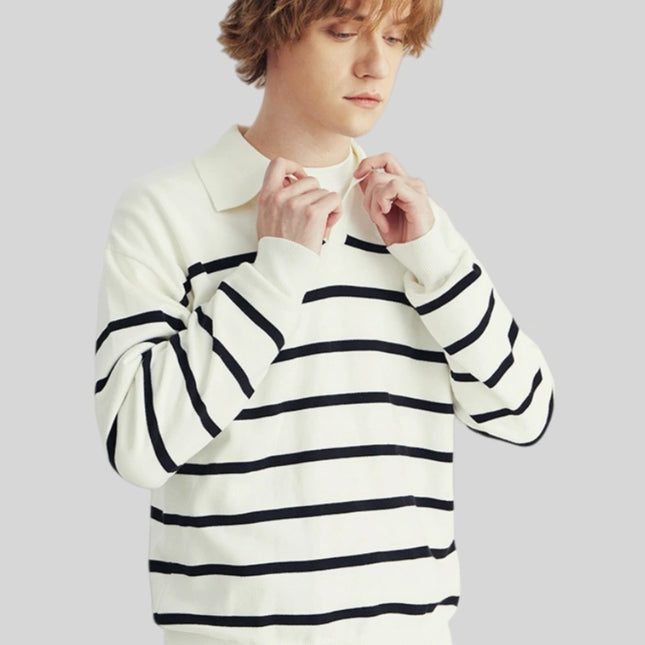 Nuvin™  Stickad Polotröja